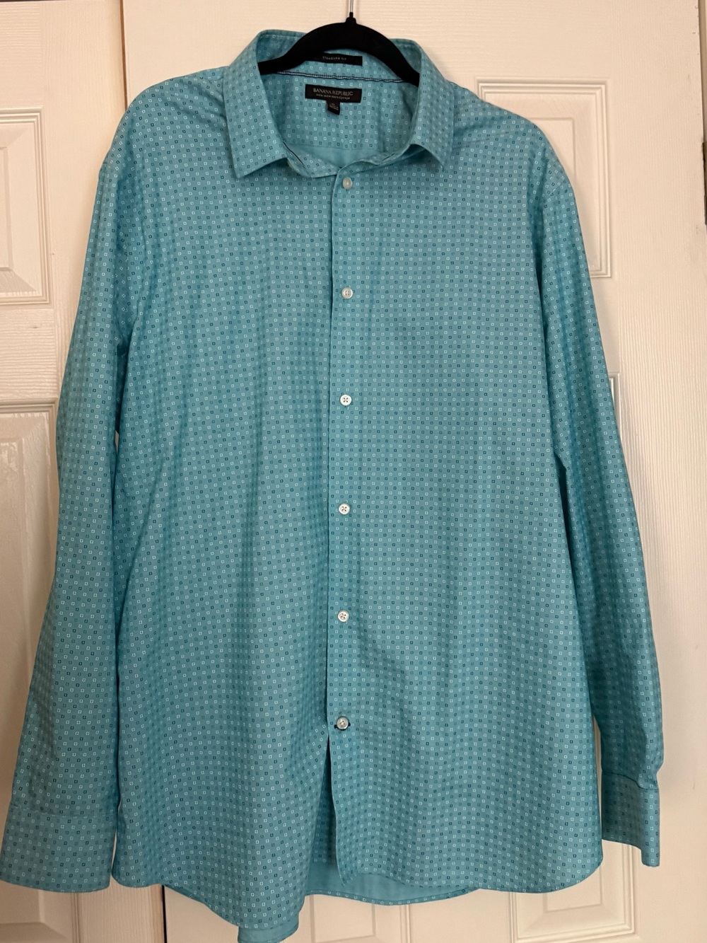 Banana Republic Standard Fit Non-Iron Cotton Dress Shirt XL